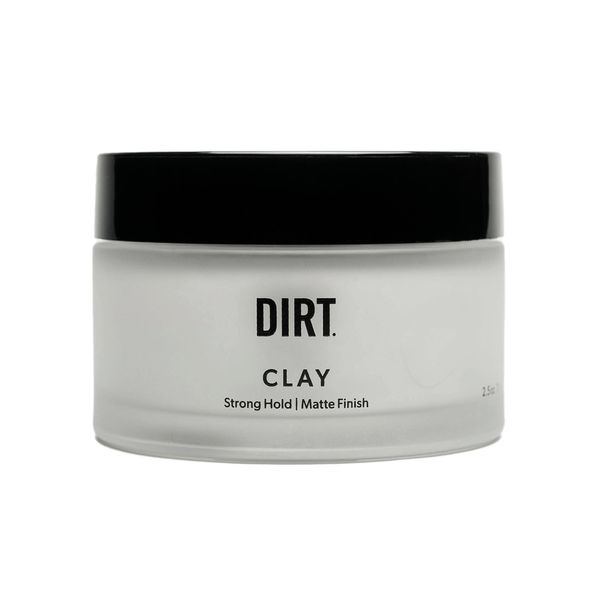 Clay- Strong Hold- Matte Finish- 2.5 Oz- Creamy and velvety formula - Dragon Fruit supports rebalance in microbiota- Bentonite & Activated Charcoal work together to provide maximum style and control