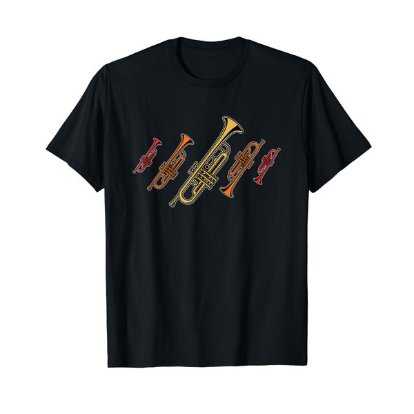 Musical Design for Trumpet Players Trumpet Musicians T-Shirt