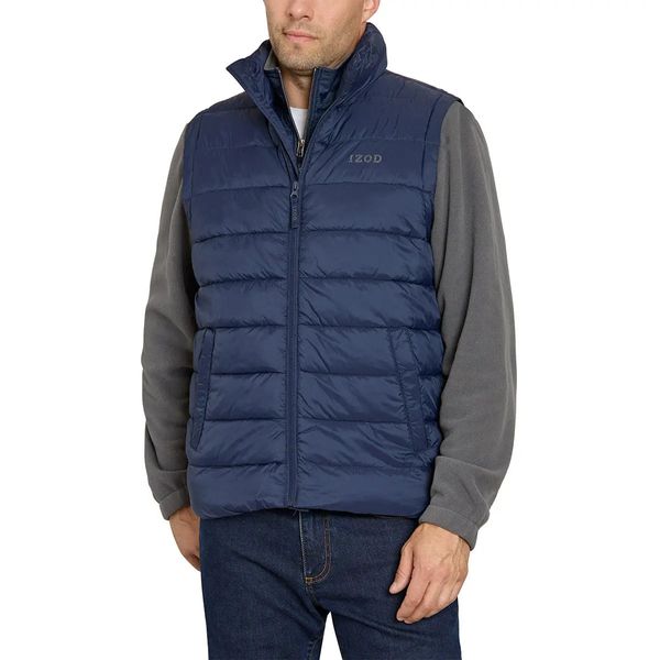 IZOD Men's Puffer Vest - Navy / M