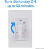 60-Minute Countdown in-Wall Timer Mechanical Switch Spring Wound Exhaust Fans