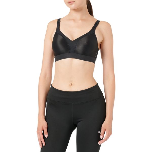 Triumph Womens Triaction Wellness Sports Bra Non-wired, Black, 34D UK