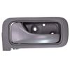 PT Auto Warehouse HO-2602G-RL - Interior Inner Inside Door Handle, Gray - Rear Left Driver Side
