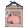 Tikiri Hippo Natural Rubber Teether Rattle N Bath Toy, 1 EA