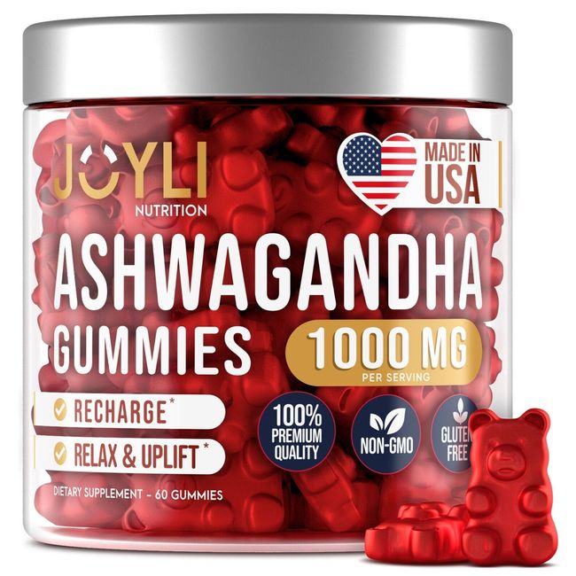 Ashwagandha Gummies for Women & Men - Calm Gummies with Ashwagandha Root Extract