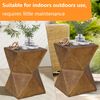 Clear Texture Concrete Accent Table Patio Garden Stool Modular Desigh Side Table