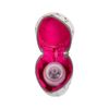 Pink Lining Bottle Holder Navy Apples & Pears