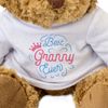 Big Red Egg BEST GRANNY EVER - Teddy Bear - Cute Soft Cuddly Adorable - Gift Present