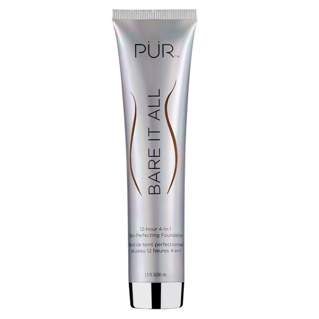 PÜR Bare It All 12 Hour 4-in-1 Skin-Perfecting Foundation, Golden Medium, R3C