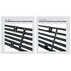 Fits 2010-2013 Chevy Camaro Short Upper Stainless Black Billet Grille Insert