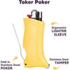 Toker Poker Lighter Case - Lime Green
