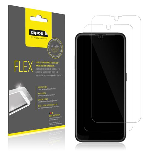 2x Screen Protector for HTC Wildfire E1 Plus Protective Film covers 100% dipos