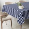 TEFLONATED TABLECLOTH MADE VICHY MARINO 260X140 CM