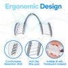 2pcs Set Mouth Guard for Grinding and Clenching Teeth at Night, Sleep Night Guard, Grinding Protection, Clenching Protection, Teeth Bruxism Mouth Piece with Travel Hygiene Case