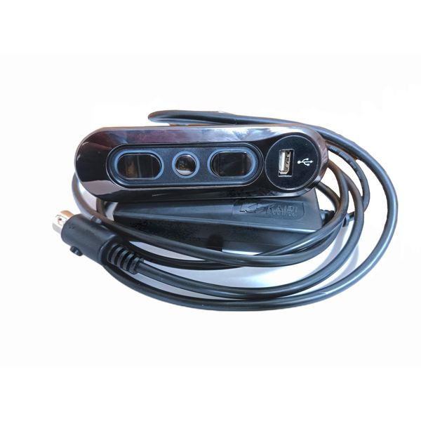 FR 2 Function Handset for Powered Recliners with USB, Metal Face Plate