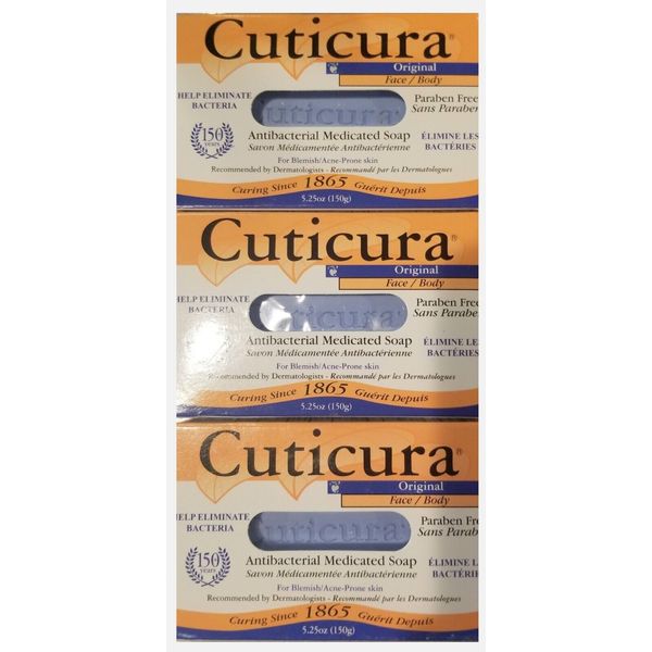 Cuticura Soap LARGE 5.25 oz Bar ( 3 pack )  /