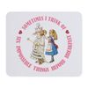 CafePress Six Impossible Things Before Breakfast Mousepad Non-slip Rubber Gaming Mousepad