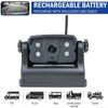 WiFi Magnetic Reversing Backup Camera 9600mA Battery Wireless for iPhone/Android