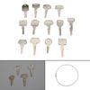 Artudatech 13pcs Forklift Construction Vehicle Heavy Equipment Construction Ignition Key Set