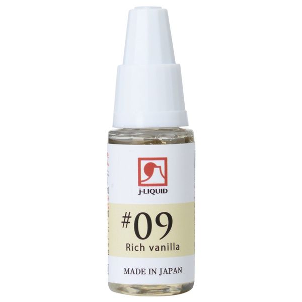 VP Japan J-LIQUID E-Cigarette Flavor Liquid Rich Vanilla 0.3 fl oz (10 ml)