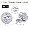 VEXXS 925 Sterling Silver Stud Earrings2