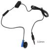 3.5mm Headset Earbud Earphone Earpiece with Microphone for PS4 Controller Headphones Replacement