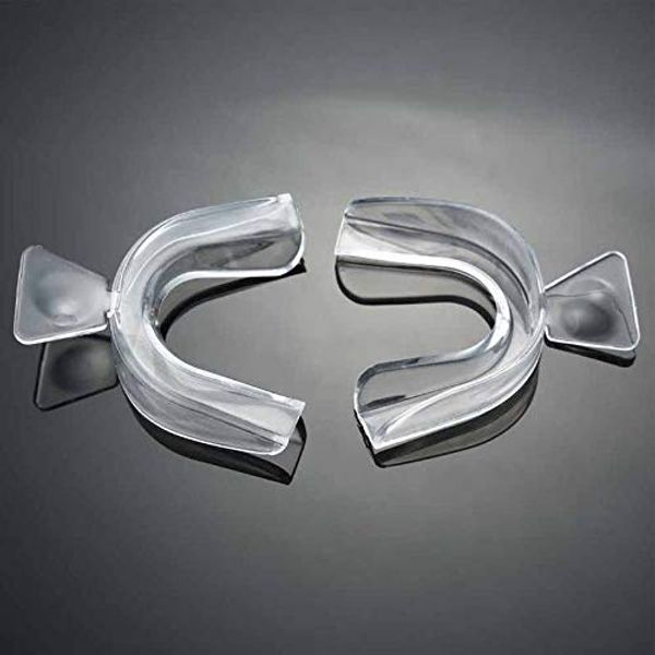 1 Pair Teeth Whitening Mouth Trays for Bleaching Thermo Gum Shield Teeth Grinding