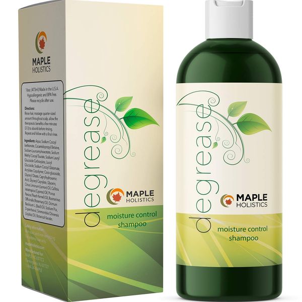 Degrease Shampoo for Oily Hair Care - Clarifying Shampoo for Oily Hair and Oily Scalp Care - Deep Cleansing Shampoo for Greasy Hair and Scalp Cleanser for Build Up with Natural Essential Oils for Hair