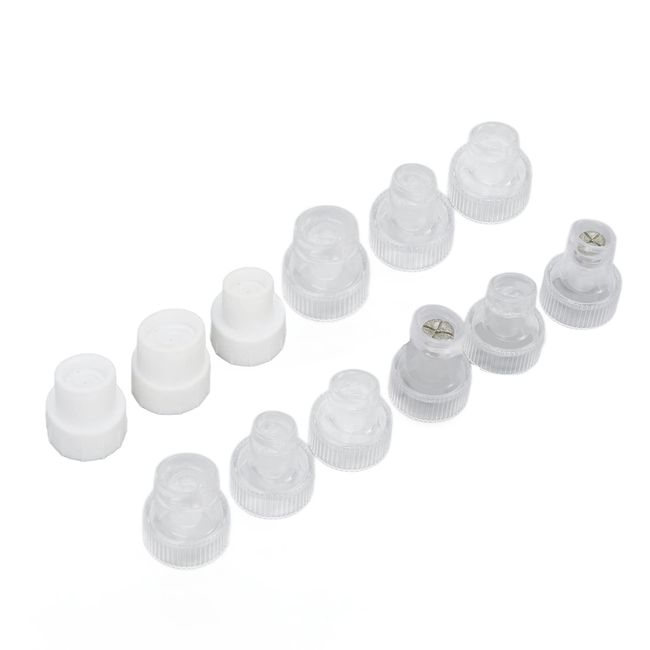 Facial Care Dermabrasion Tip, 12pcs Deep Cleaning Microdermabrasion Spare Heads, Hydrafacial Care Skin Beauty Replace Head Set, Water Peeling Tips