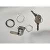 Cam Locks Cabinet Locks, 5/8-7/8" Hole Diameter, 1/8-1/4" Installation Panel.