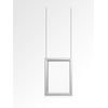 A4 Portrait Landscape Snap Frame Hanging Chain Kit Window Displays Ceiling Or Wall Click Frames Kit (4 A4 Portrait Frame)