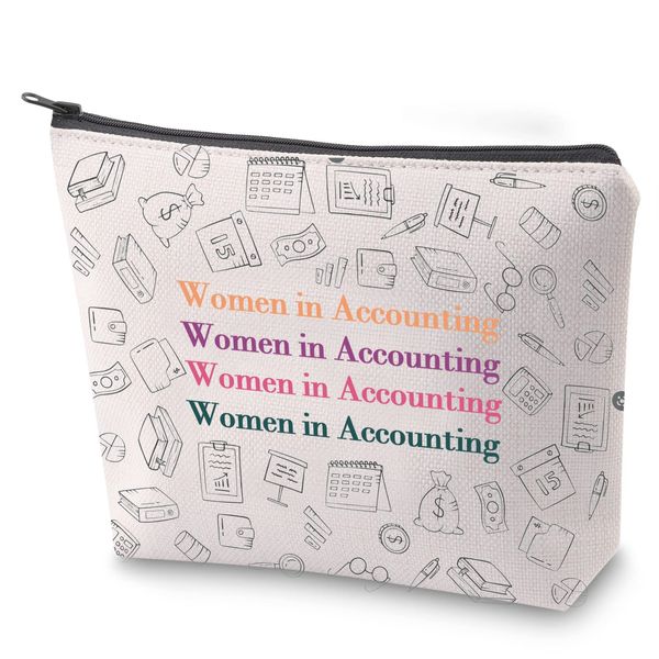 Female Accountant Survival Kit Frauen in Buchhaltung Make-up Tasche Buchhaltung Grad Geschenk Buchhalter Wertschätzung Geschenk Buchhaltung Leben Geschenk, Buchhaltung, Nein