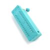 DollaTek 5Pcs Universal IC Test ZIF Socket 28 Pin 2.54mm Pitch for Microcontroller, Chip, Breadboard, Program IC's