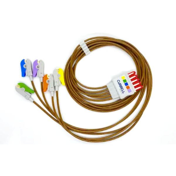 RLW-05BV-39AS-0000, Curbell ECG Lead Wires (V2-V6)