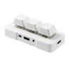 Brrnoo 3 Key Mini Keypad, USB Wired Macro Keyboard with Customizable Functions, Mechanical Blue Switch, Detachable Type C Data Cable for Office and Gaming