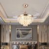 42” LED Crystal Ceiling Fan Chandelier Light kit Remote Control Lamp Dimmable US