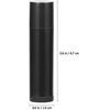 Queta 50pcs DIY Plastic Lips Balm Containers Empty Lip Balm Tubes with Cap Black