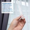 DMiotech 4 Pack 1/4" x 10" Round Rod Solid PMMA Bar for DIY Crafts Clear