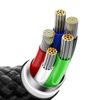 Baseus Glimmer Series Quick Charge Type C to Lightning Data Cable (20W - 2m) - Black