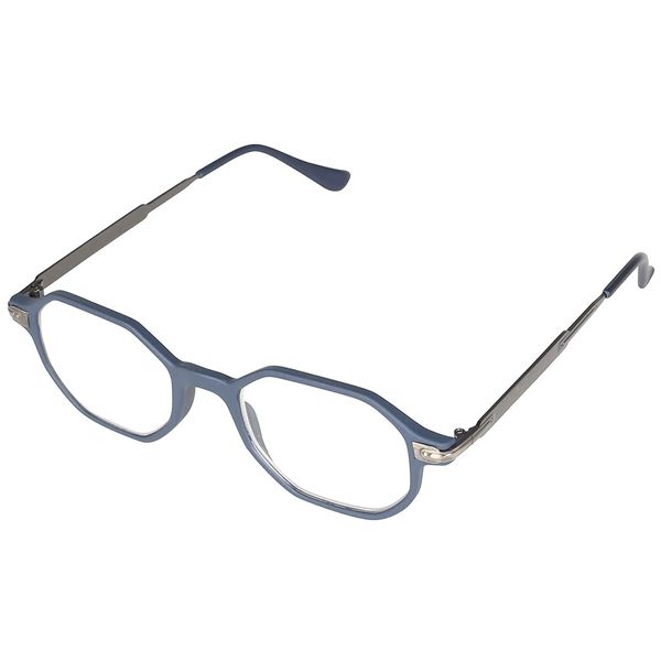 [BONOX] YGJ122 ダルトン おしゃれ 老眼鏡 シニアグラ Reading Glasses (BLUE, 1.5)