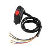 Universal 7/8" Motorbike Handlebar Mount Start/Stop Switch Button - Motorcycle On/Off Control Switch