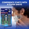 Lovyc Razor with 20 Replacement Shaving Blades – Grooming Kit Men (6-Pack)