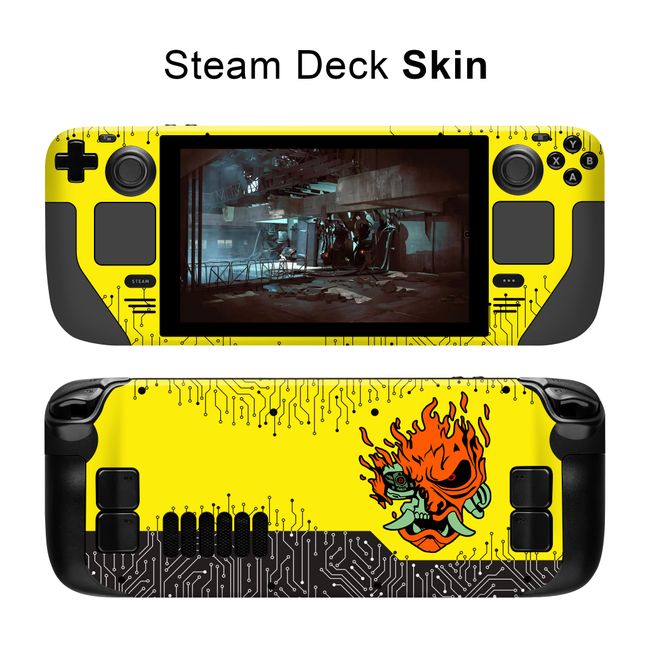 Protective Sticker Vinyl Skin For Steam Deck Console Full Set