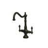 Kingston Brass KS1775ALLS Heritage Single Hole Two Handle Kitchen Faucet, Oil Rubbed Bronze , Oil-Rubbed Bronze, 13 x 8.25 x 2.5