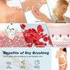 Long Handle Ergonomically Back Scrubber/Brush for Shower, Double Sided Exfoliati