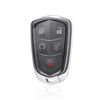 MACHSWON 5 Key Button Car Replacement Remote Key Fob Shell Case HYQ2AB Black