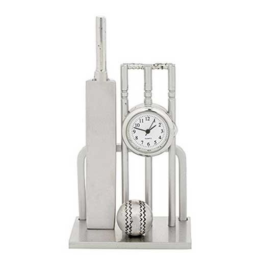 The Album Shop Techno Clock Cricket Bat