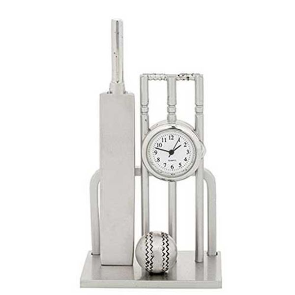 The Album Shop Techno Clock Cricket Bat