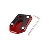 Partuto 1 Set Motorcycle Kickstand Side Stand Pad Red for Honda Monkey 125 Replacement