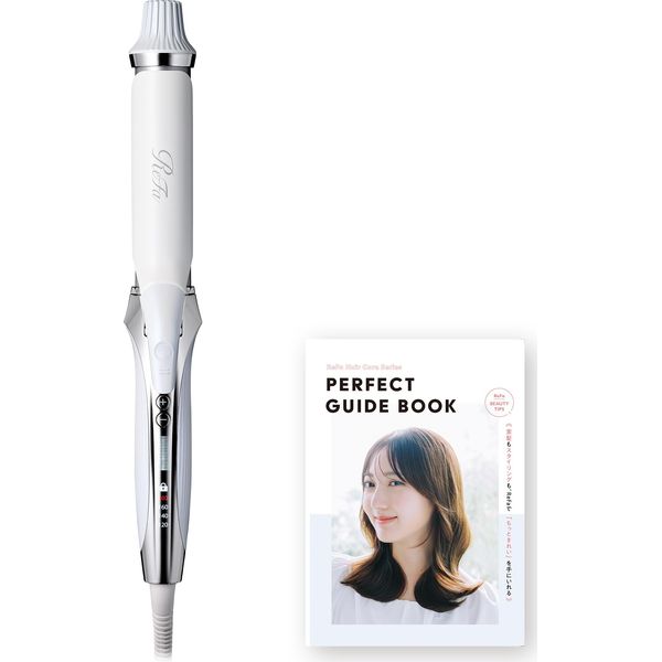 ReFa Curl Iron Pro 1.3 inches (32 mm) ReFa Curl IRON PRO 1.3 inches (32 mm) White Guide Book Included, Hair Iron, Glossy, Scratch-free, Present, Gift, Overseas Compatible with Iron