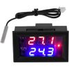 Boaby Temperature Control Module, Digital Thermostat Switch with Sensor, -58~212°F/-50~100℃, for Hatching, Air Conditioning (DC 12V)